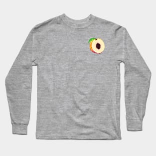 Pixel Peach Long Sleeve T-Shirt